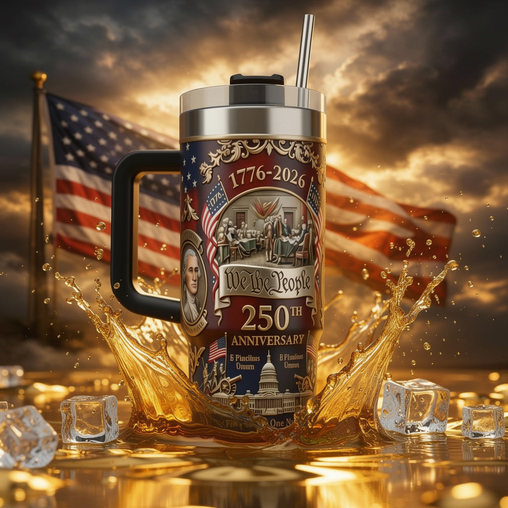 🔥Last Day 40% Off- 🦅U.S. 250th Anniversary Commemorative Travel Tumbler (1776-2026)