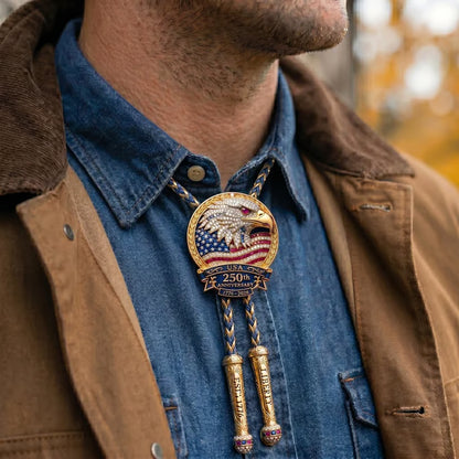 Last Day 49% OFF - 🦅 USA 250th Anniversary Eagle Bolo Tie