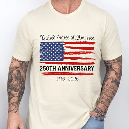 250th Anniversary Shirt, Semiquincentennial Patriotic Tee