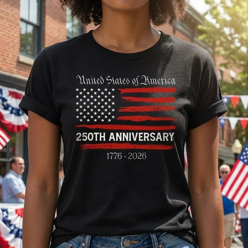 250th Anniversary Shirt, Semiquincentennial Patriotic Tee