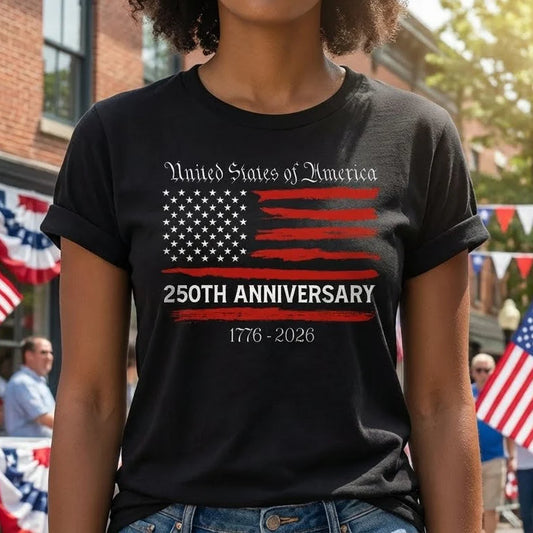 250th Anniversary Shirt, Semiquincentennial Patriotic Tee