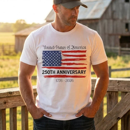 250th Anniversary Shirt, Semiquincentennial Patriotic Tee