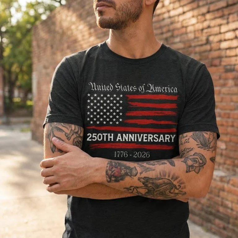 250th Anniversary Shirt, Semiquincentennial Patriotic Tee