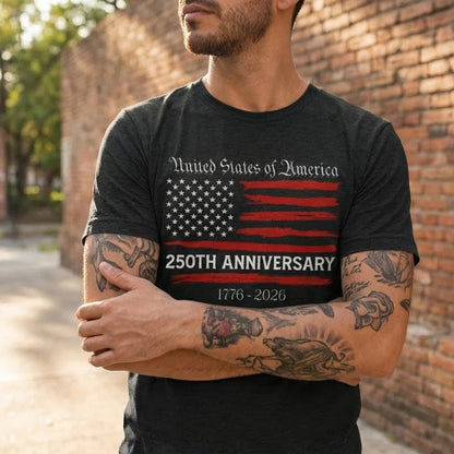 250th Anniversary Shirt, Semiquincentennial Patriotic Tee