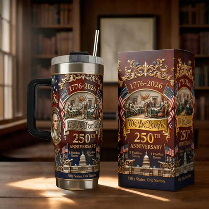 🔥Last Day 40% Off- 🦅U.S. 250th Anniversary Commemorative Travel Tumbler (1776-2026)