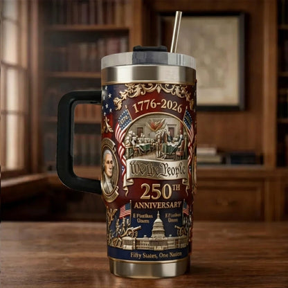 🔥Last Day 40% Off- 🦅U.S. 250th Anniversary Commemorative Travel Tumbler (1776-2026)